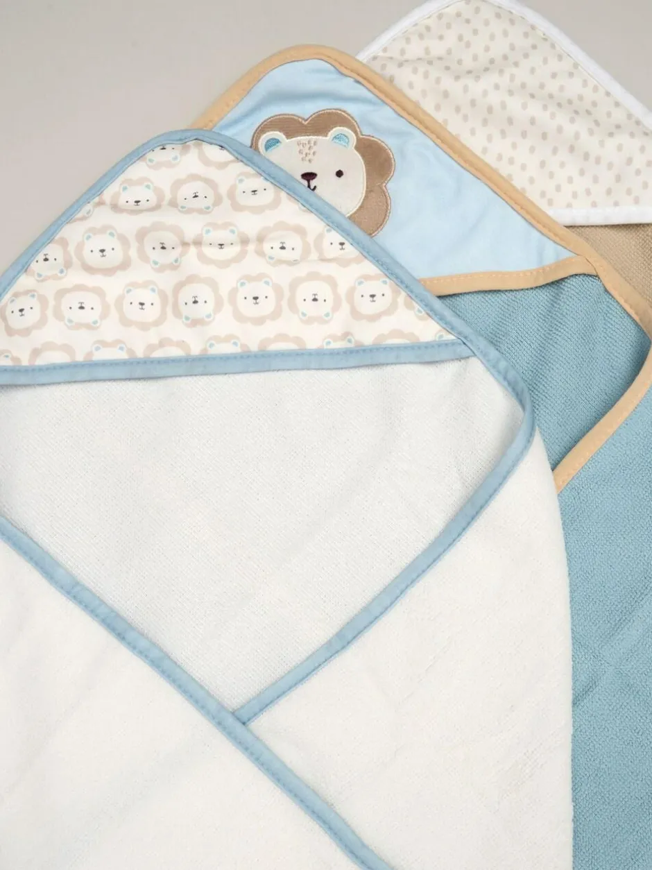 Rock-A-Bye Baby Boutique Hooded Towels 3 Pack Clearance