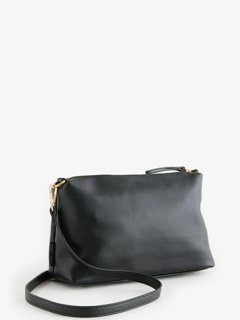 Rockett St George Black Icon Stud Cross-Body Bag