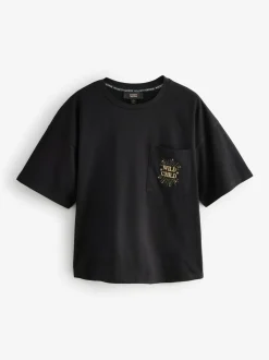 Rockett St George Black T-Shirt Short Pyjamas Set Outlet