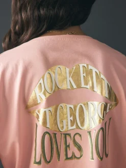 Rockett St George Khaki Green Lips Jersey Pyjamas Sale