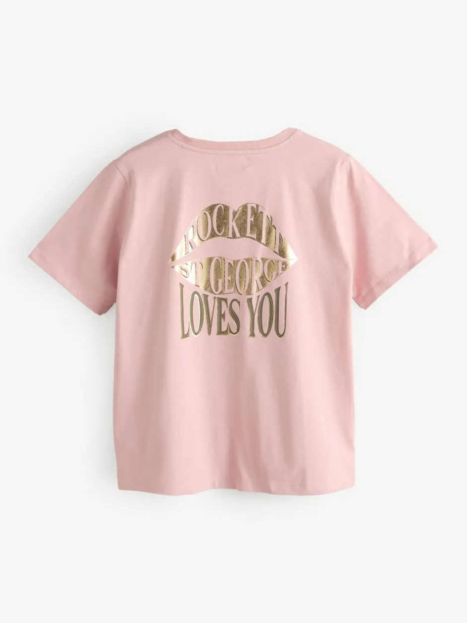 Rockett St George Khaki Green Lips Jersey Pyjamas Sale