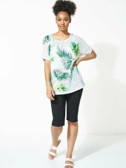 Roman Black Knee Length Stretch Shorts Outlet