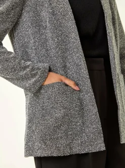 Roman Black Petite Herringbone Pocket Blazer Online