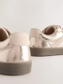 Next Rose Gold Standard Fit (F) Retro Trainers Online