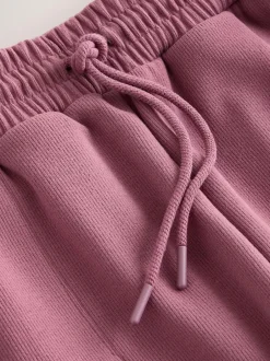 Next N.Premium Wide Leg Joggers Rose Pink Sale