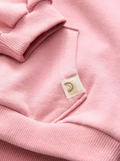 Next Rose Pink Quarter Zip Sweatshirt (3mths-7yrs) Clearance