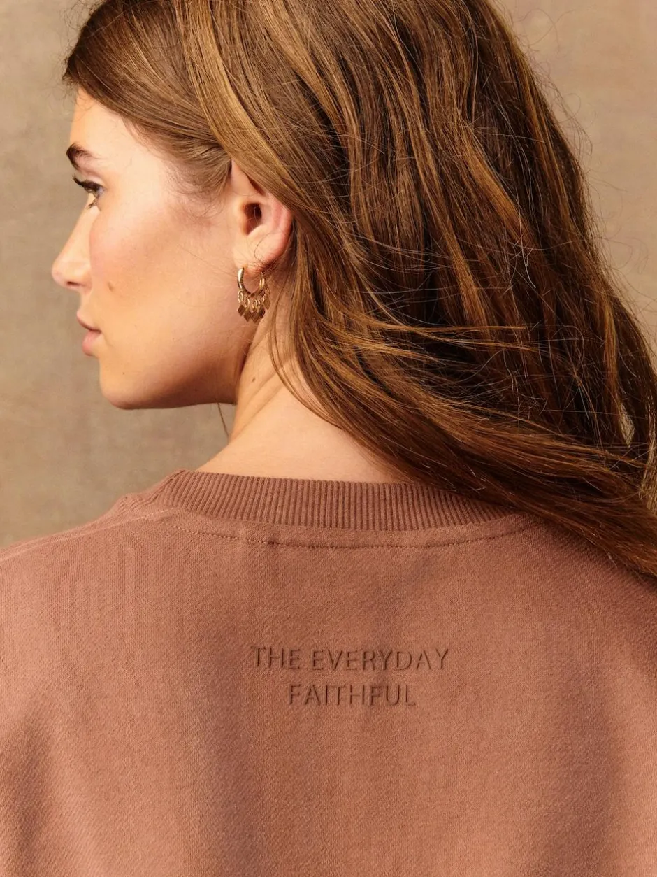 Next Rose Pink Relaxed Fit Essentials Longline Sweatshirt with Pockets Best