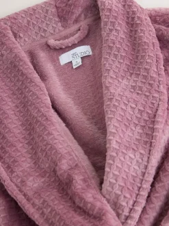 Next Waffle Cosy Robe Rose Pink Hot