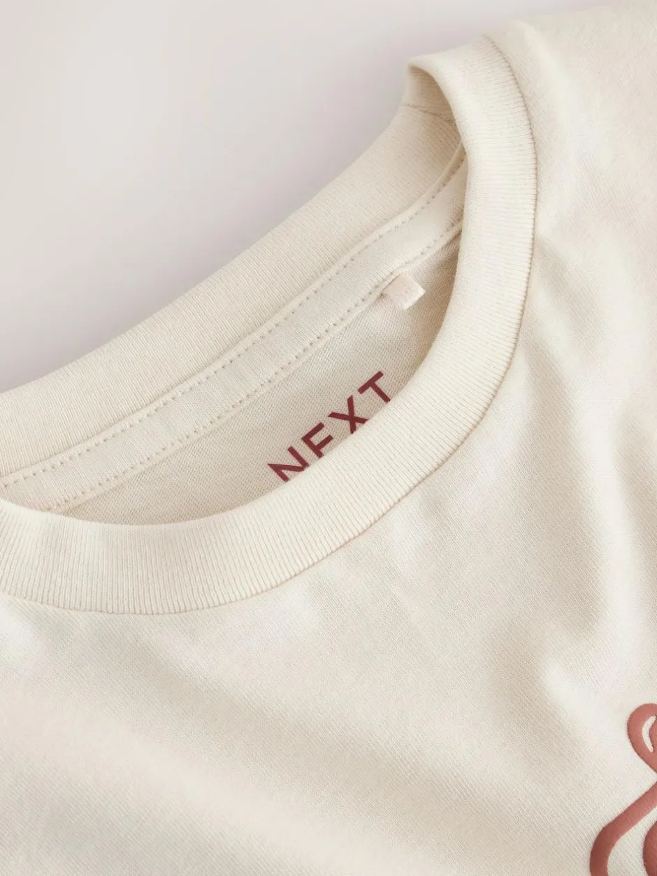 Next Rust Red Hooded Corduroy Overshirt & T-Shirt Set 2 Piece (3mths-7yrs)