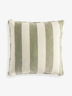 Next 50 x 50cm Chenille Stripe Cushion Sage Green