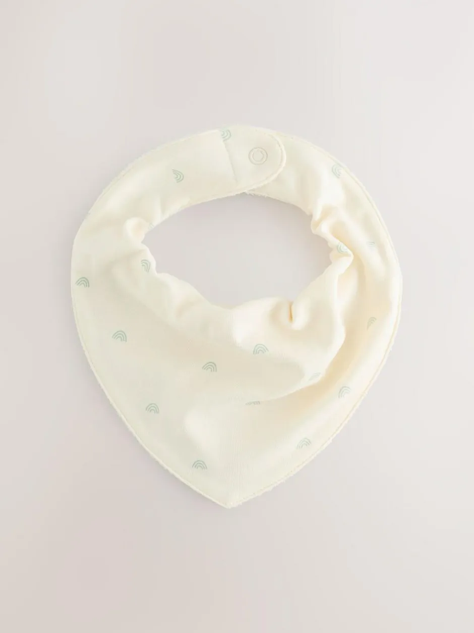 Next Baby Bibs 5 Pack Sage Green New