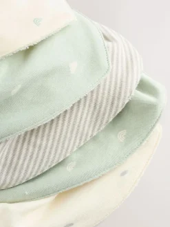 Next Baby Bibs 5 Pack Sage Green New