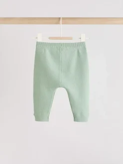 Next Baby Knitted Wrap Jumper and Leggings 2 Piece Set (0mths-2yrs) Sage Green New