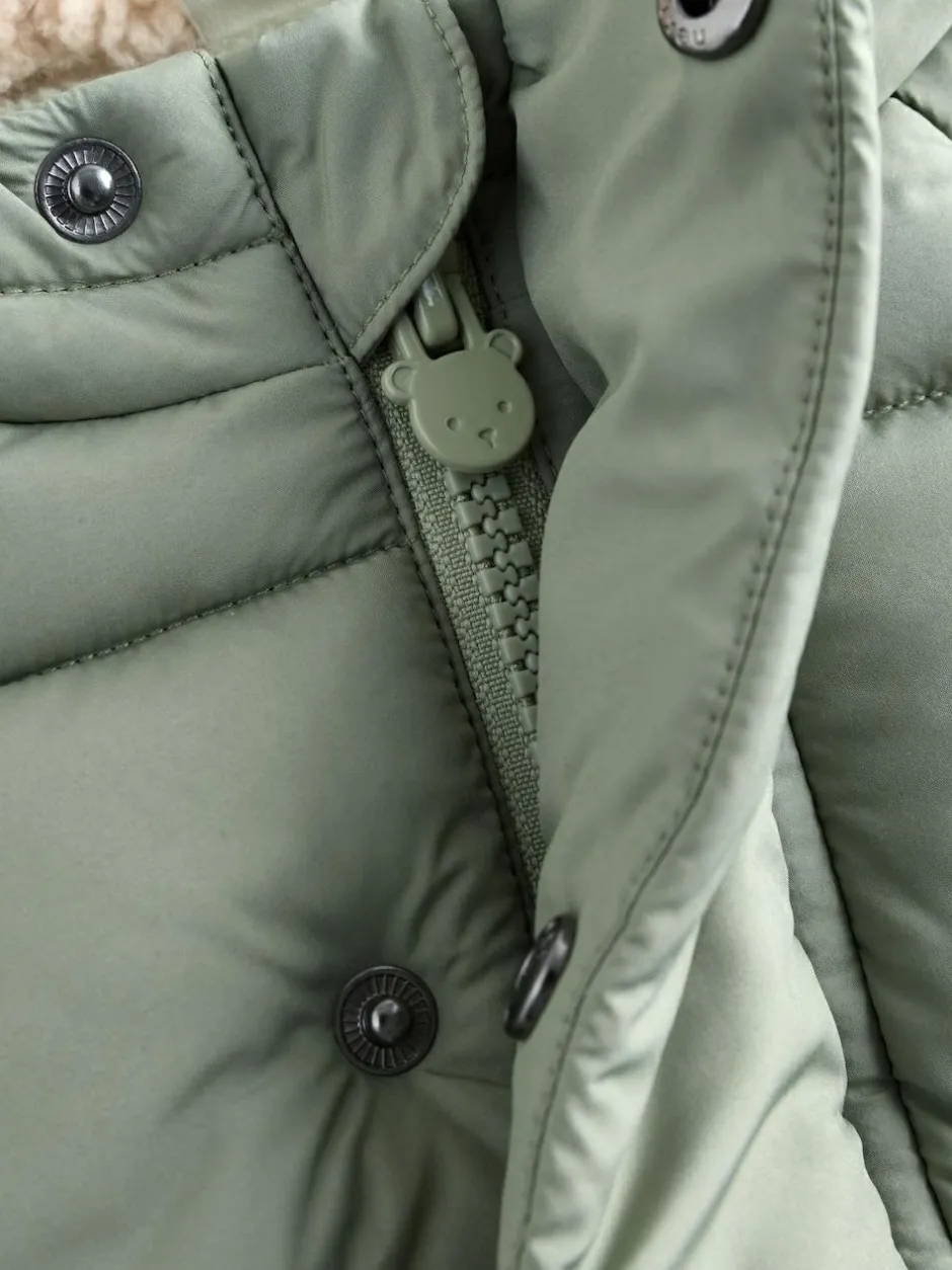 Next Baby Puffer Jacket (0mths-2yrs) Sage Green Clearance