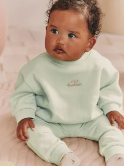 Next Baby Sweater and Joggers 2 Piece Set (0mths-2yrs) Sage Green Online