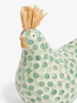 Next Sage Green Chicken Ornament Clearance