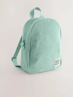 Next Sage Green Cord Small Backpack