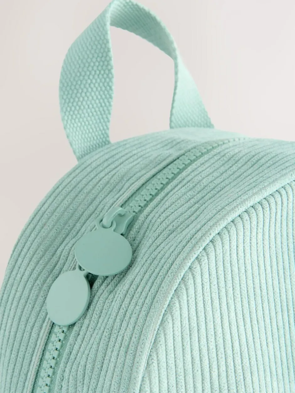 Next Sage Green Cord Small Backpack