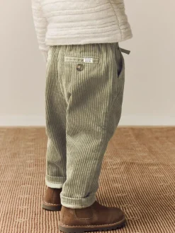 Next Corduroy Pull On Trousers (3mths-7yrs) Sage Green Best