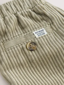 Next Corduroy Pull On Trousers (3mths-7yrs) Sage Green Best