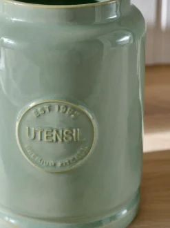 Next Country Badge Utensil Pot Sage Green
