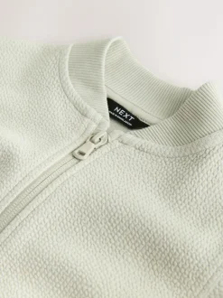 Next Jersey Bomber and Shorts Set (3mths-7yrs) Sage Green Sale