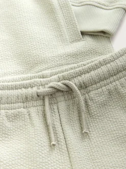 Next Jersey Bomber and Shorts Set (3mths-7yrs) Sage Green Sale