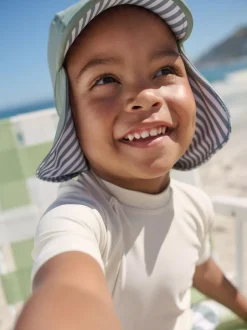 Next Sage Green Legionnaire Swim Hat (3mths-10yrs) New