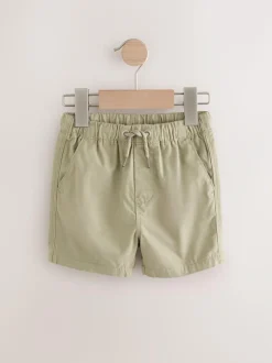Next Sage Green Pull On Shorts (3mths-7yrs) New