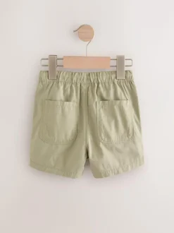Next Sage Green Pull On Shorts (3mths-7yrs) New