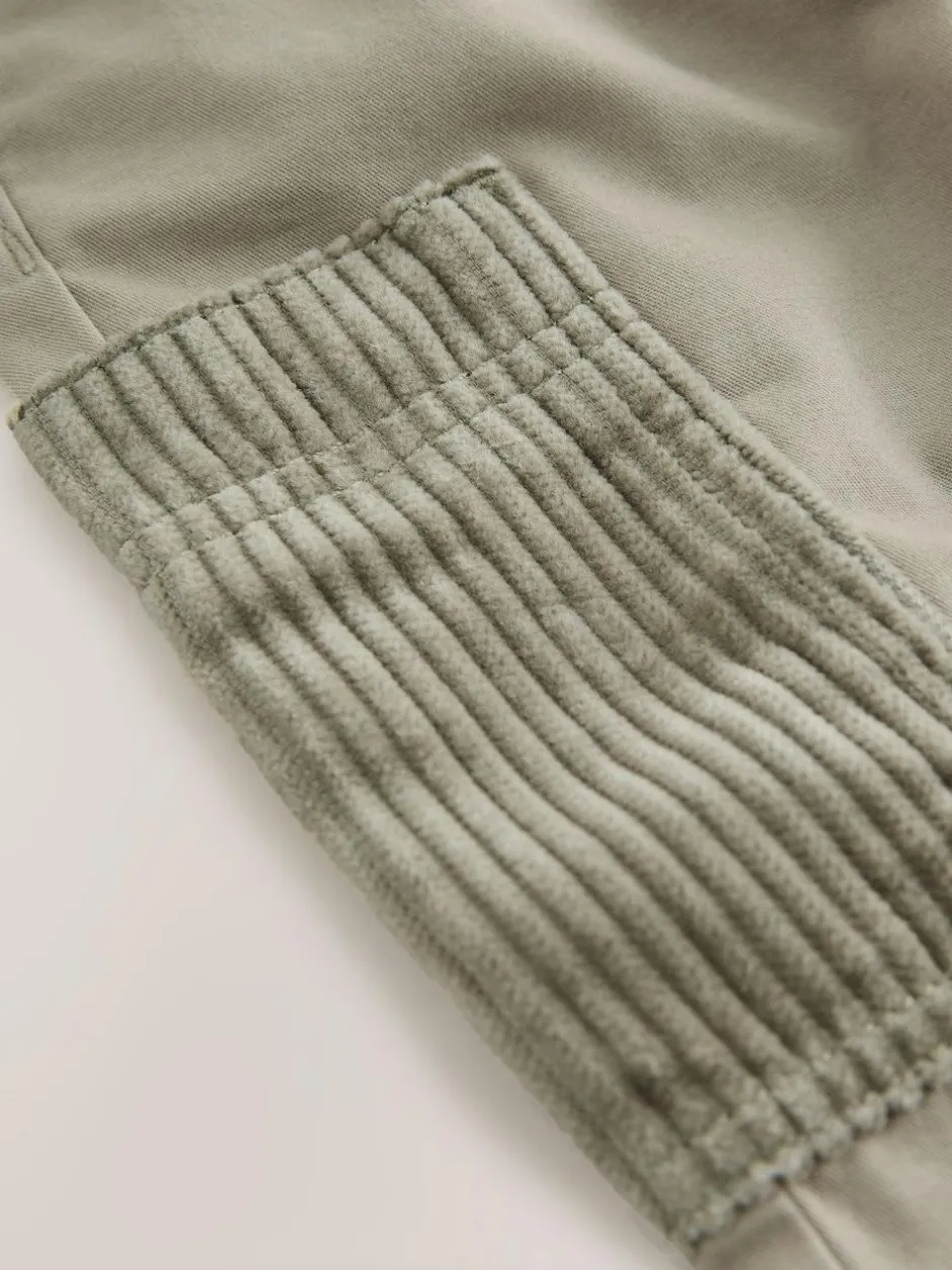 Next Sage Green Side Pocket Pull On Trousers (3mths-7yrs)