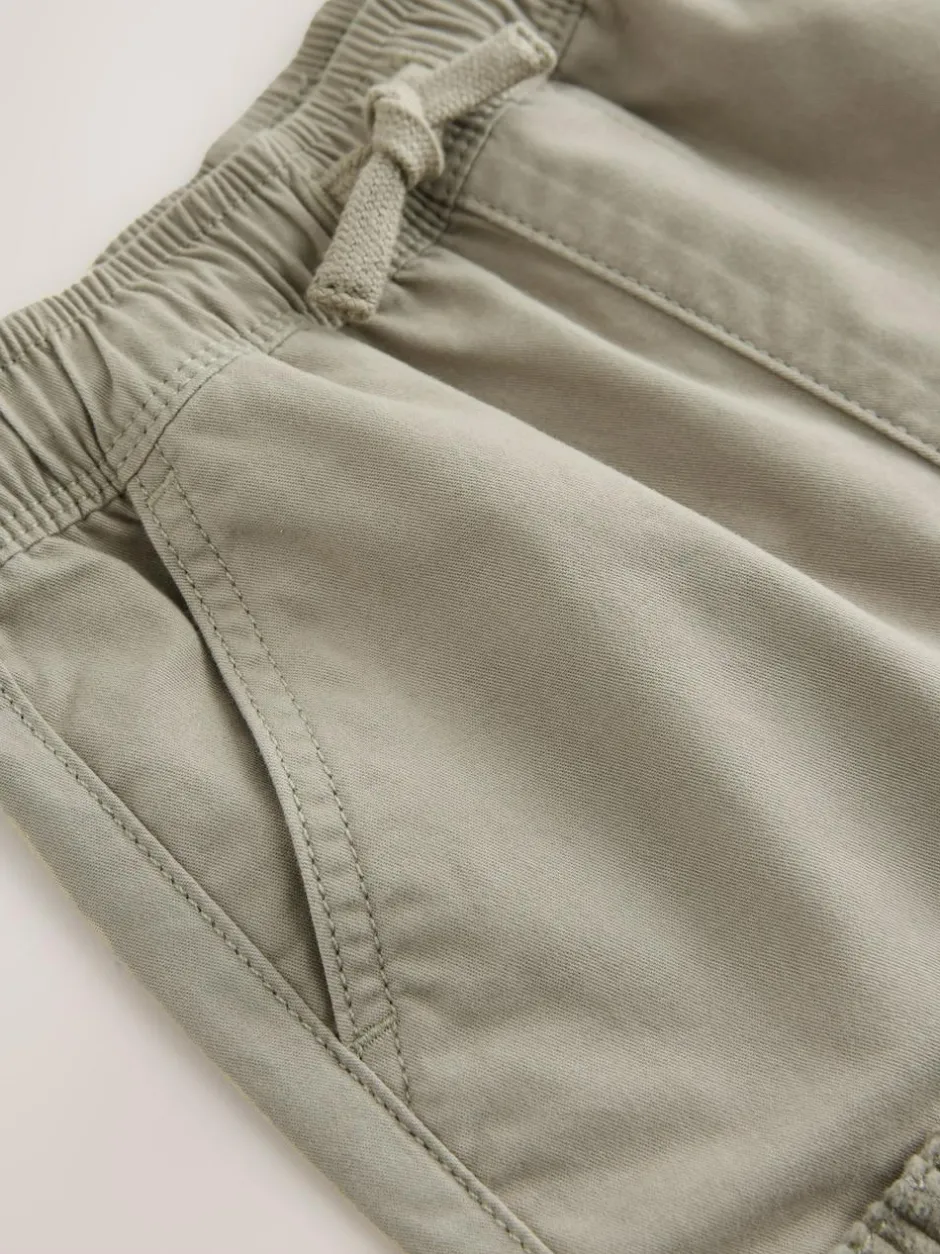 Next Sage Green Side Pocket Pull On Trousers (3mths-7yrs)