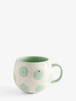 Next Sage Green Speckle Spot Mug Clearance