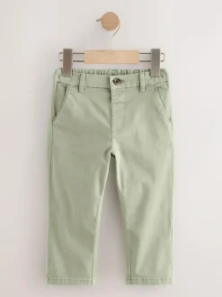 Next Sage Green Stretch Chino Trousers (3mths-7yrs) Best