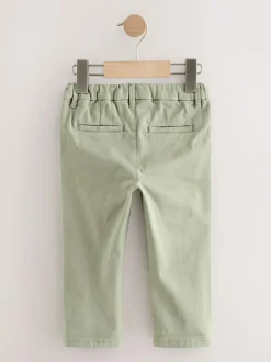 Next Sage Green Stretch Chino Trousers (3mths-7yrs) Best