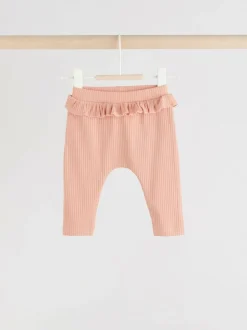 Next Sage Green/Coral/Ditsy Baby Leggings 4 Pack (0mths-2yrs) Sale