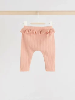 Next Sage Green/Coral/Ditsy Baby Leggings 4 Pack (0mths-2yrs) Sale