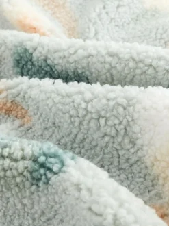 Next Baby Fleece Blanket Sage Woodland Shapes Online