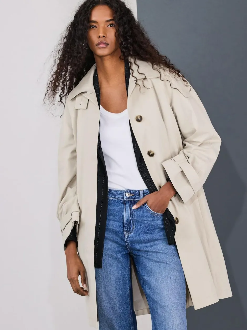 Next Dolly Trench Coat Sand Online