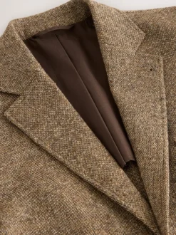 Next Relaxed Fit Wool Blend Suit Jacket Sand Online