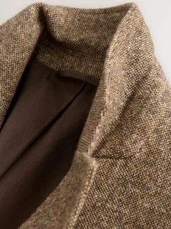 Next Relaxed Fit Wool Blend Suit Jacket Sand Online