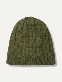 Sealskinz Blakeney Waterproof Cold Weather Cable Knit Beanie Green Online