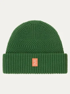 Sealskinz Kids Ruston Waterproof Cold Weather Roll Cuff Beanie Green Outlet