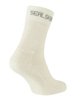 Sealskinz Suffield Solo Merino Socks Cream
