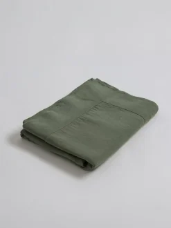 Secret Linen Store 100% Linen Table Cloth Olive Green Best