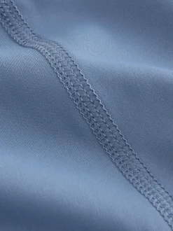 self. Blue High Waist Leggings