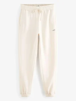 self. Cuffed Joggers Ecru Discount