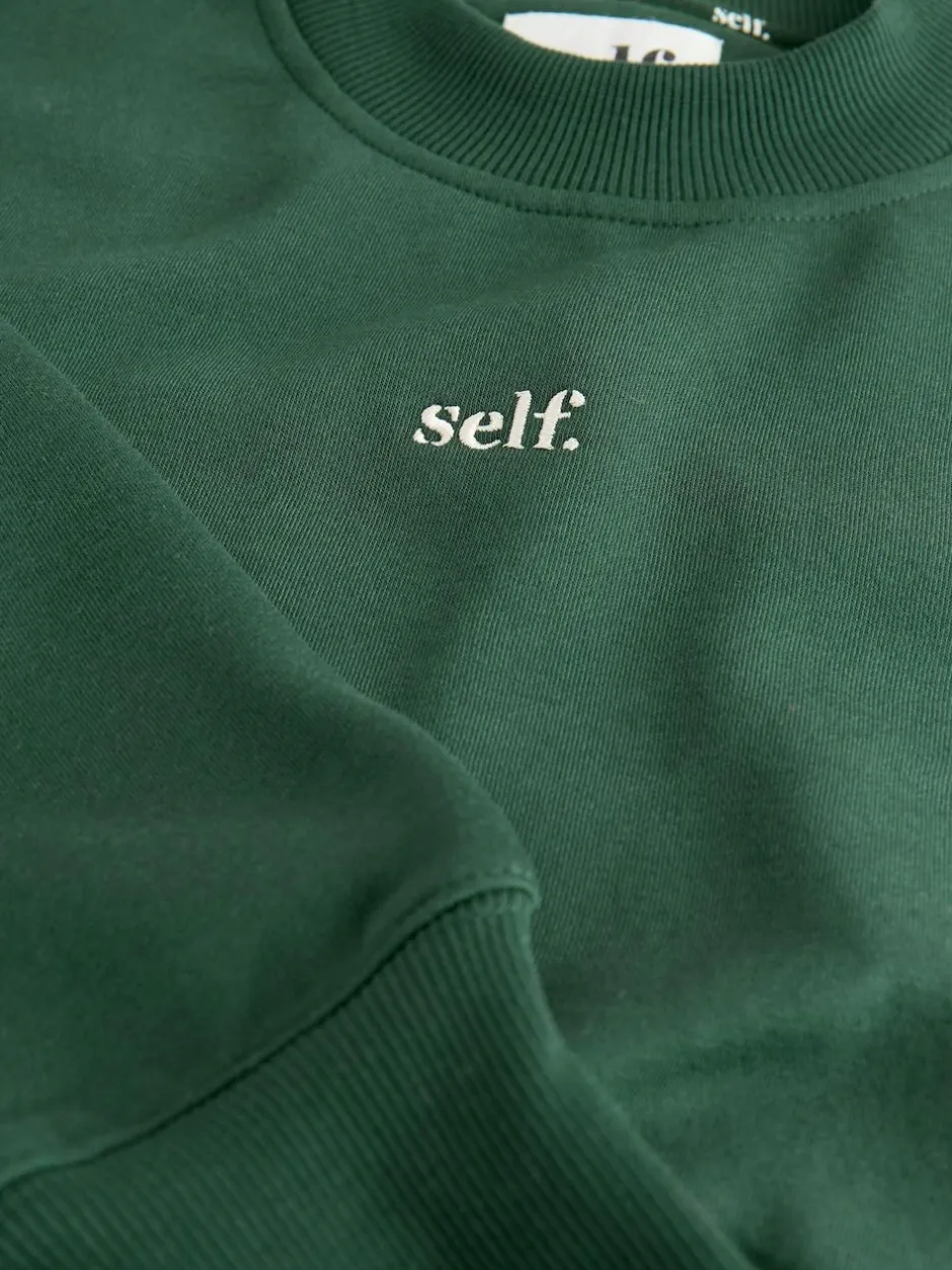 self. Sweatshirt Green Clearance