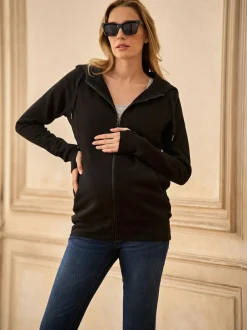 Seraphine Maternity & Babywearing 3-In-1Top Black Discount