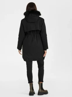 Seraphine Premium Sub-Zero Down Filled 3-In-1 Maternity & Babywearing Parka Black Outlet